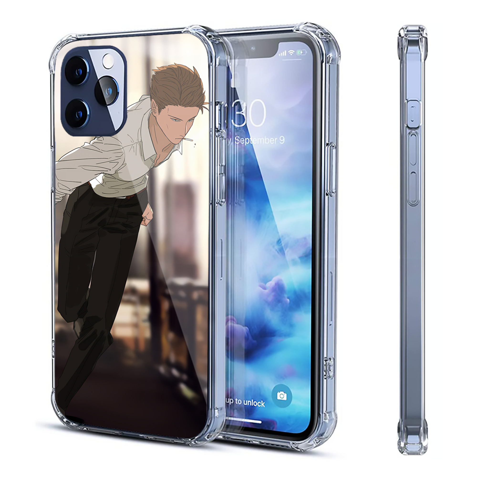 （画像用） SPY×FAMILY间谍家家酒 【iPhone 12シリーズ対応】透明スマホケース（クリアソフトケース）